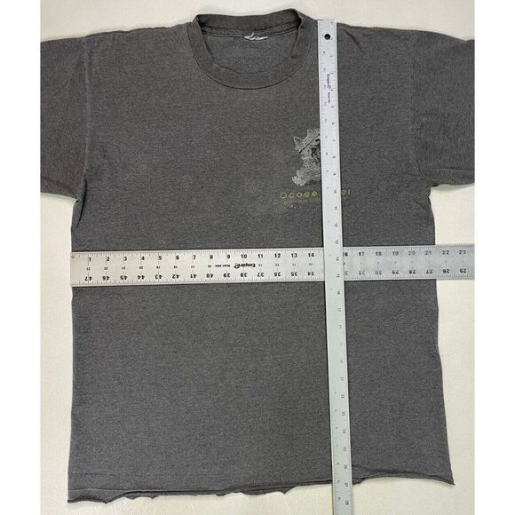 VINTAGE Ocoee River Nantahala Outdoor Center T-shirt Men Large 90s Single Stitch - Picture 9 of 9